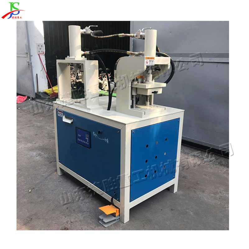 máquina de corte hidráulico de doble estación máquina de corte de ángulo hidráulico de tubo cuadrado de metal máquina de corte de ángulo hidráulico de escritorio máquina de doblar ángulo automático de tubo de acero inoxidable