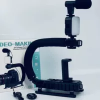 Travel LED camera charging, fill light