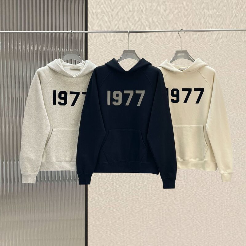 Fog Main Line Hooded Sweatshirt 1977 Letter Print American Style Casual Couple's Youthful Loose Top for Men and Women Autumn and Winter Fog Main Line Hooded Sweatshirt 1977 Letter Print American Style Casual Couple's Youthful Loose Top for Men and Women Autumn and Winter