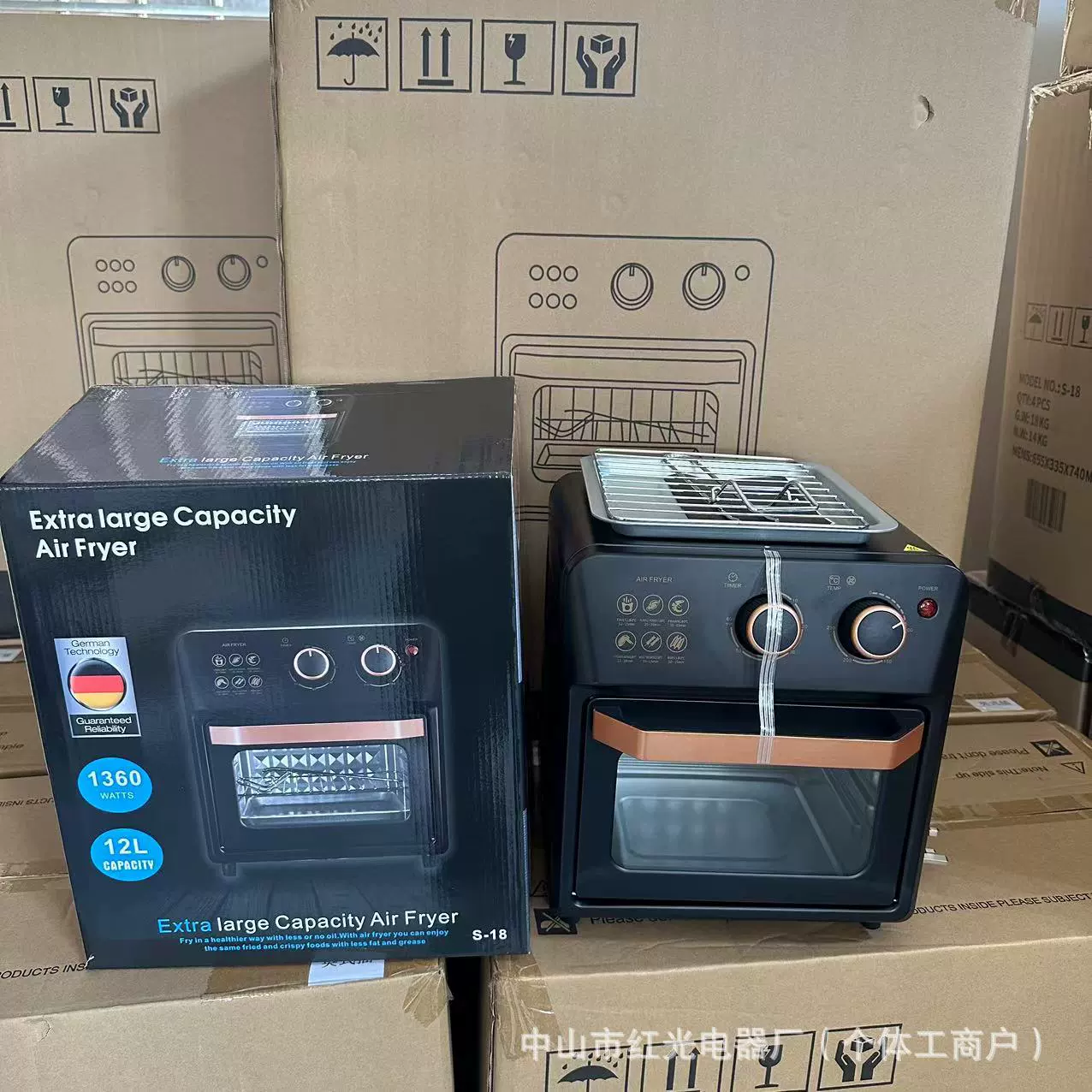 Трансграничная аэрофритюрница большой емкости, 12 л, бытовая аэрофритюрница, европейский и американский стандарт, бытовая электрическая фритюрница 110 В/220 В