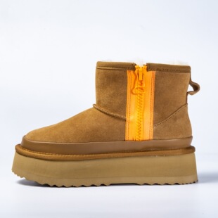 New Snow Boots Thick-Soled Snow Boots for Women Wholesale Snow Boots Wool Warm Snow Boots for Women Plus Velvet Trend