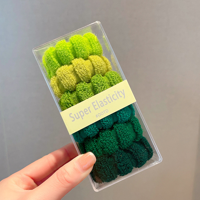 Cuerda de pelo grueso Bola de las mujeres banda de pelo alto elástico durable banda de goma sin costura lazo de pelo cuerda de pelo de alta Cola de Caballo tocado