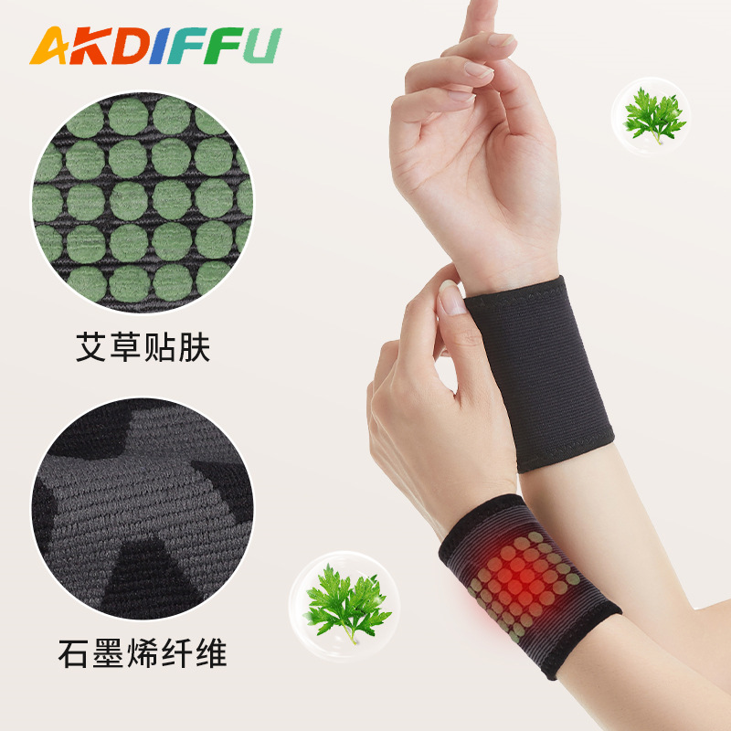 Protector de muñeca deportivo de grafeno auto-calentamiento y calentamiento, protector de muñeca anti-torsión y protector de muñeca auto-calentamiento