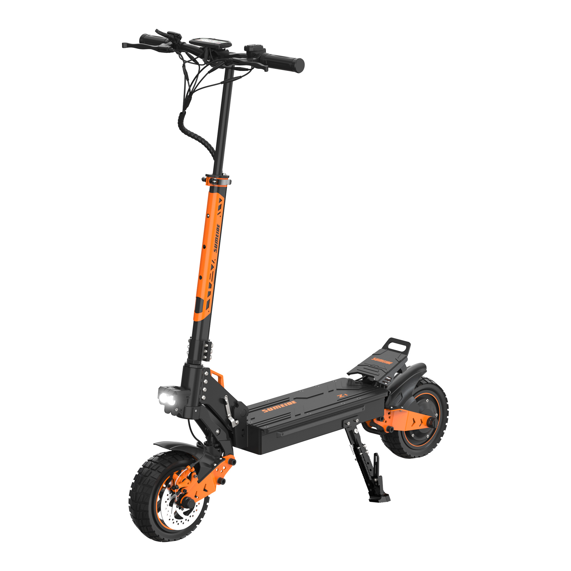 New adult foldable electric scooter with high power, long battery life, portable mini two-wheeled electric vehicle