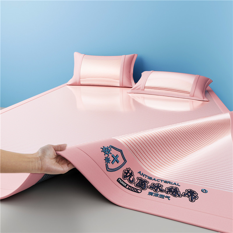 [항균모델] 핑크 - 침대시트모델 [A급 원단, 항균, 진드기 방지, 급속냉각]