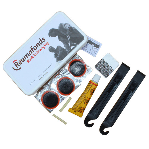 Bicycle tire repair film, tire repair glue, mountain bike tire repair tool set, bicycle inner tube lever, tire repair kit