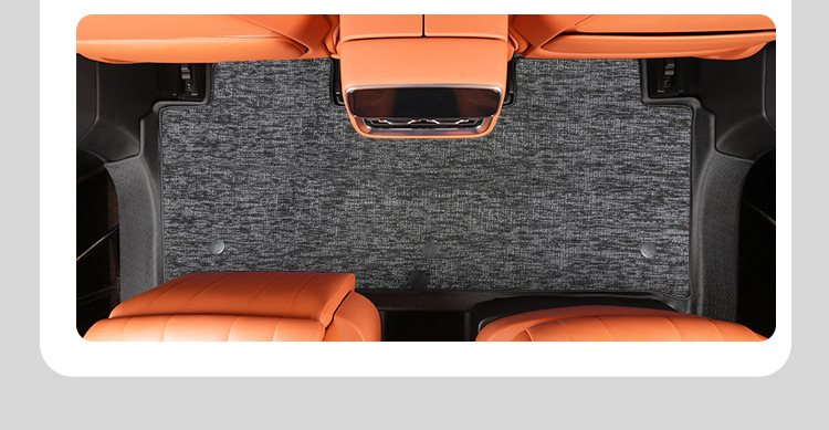 Suitable for the interior modification of the HarmonyOS Smart Travel AITO M8, 5/6-seater front two rows with threshold covers, TPE car floor mat accessories
