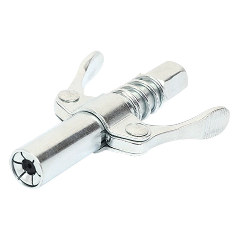 Тип фиксирующего зажима Генерация масляной форсунки высокого давления Головка пистолета Масляная Форсунка механический шприц для консистентной смазки с плоской головкой самоблокирующаяся головка консистентной форсунки