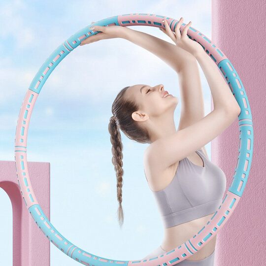 Hula Hoop Sports Waist Exercise Thickened and Durable Foam Thin Waist Gymnastics Fat Burning Stitching Easy to Weak