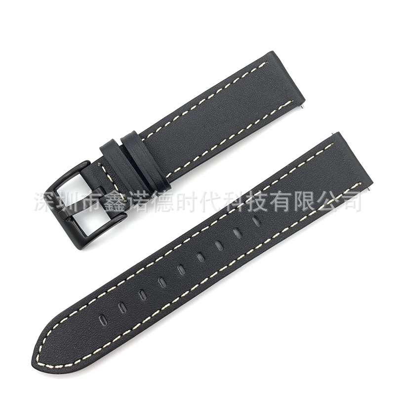 Watch strap, bracelet, genuine leather, 22mm