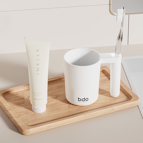 Mouthwash cup, household simple brushing cup, wash cup, children's couple, simple toothbrushing set, creative tooth cylinder