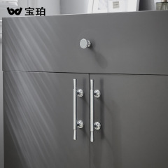 Modern light luxury electroplated solid sphere drawer wardrobe door brass handle cabinet liquor cabinet high-end long handle