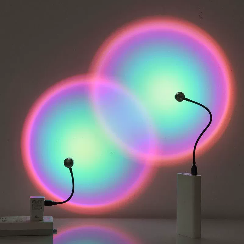 Atmospheric LED table lamp for bedroom, night light, internet celebrity