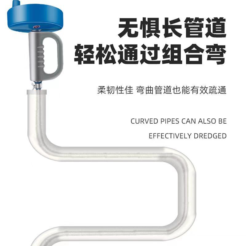 Tubería de alcantarillado draga 10 m hogar aseo cocina desagüe en el piso bloqueo aceite manual mano primavera 5 M