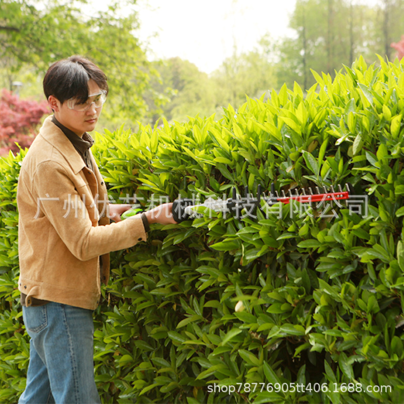 格力博40v充电式宽带绿篱机PTF414绿化高枝修枝机锂电茶叶采摘机