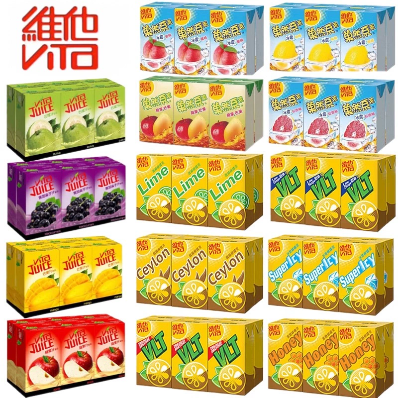 Гонконг импортировал гонконгскую версию Vita Vita Lemon Tea Beverage Летний напиток Ледяной персик фруктовый чай 250 мл
