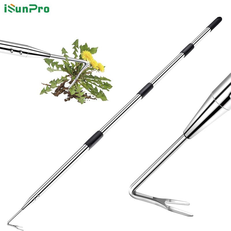 跨境热销可拆卸长柄除草器拔草工具园林手动拔草器站立式拔草器