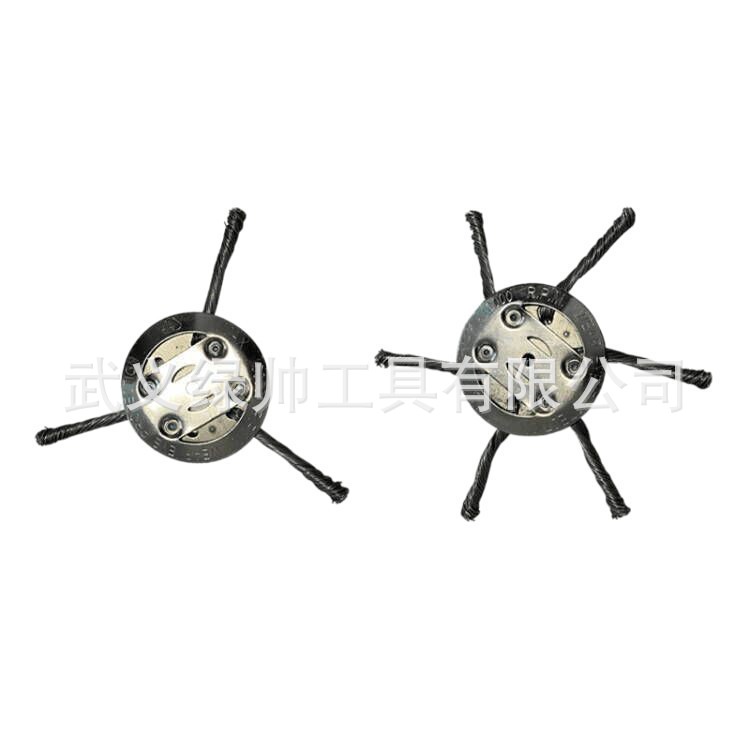 锂电割草机打草头锂电割草机钢丝刷除草头电动割草机通用配件除草