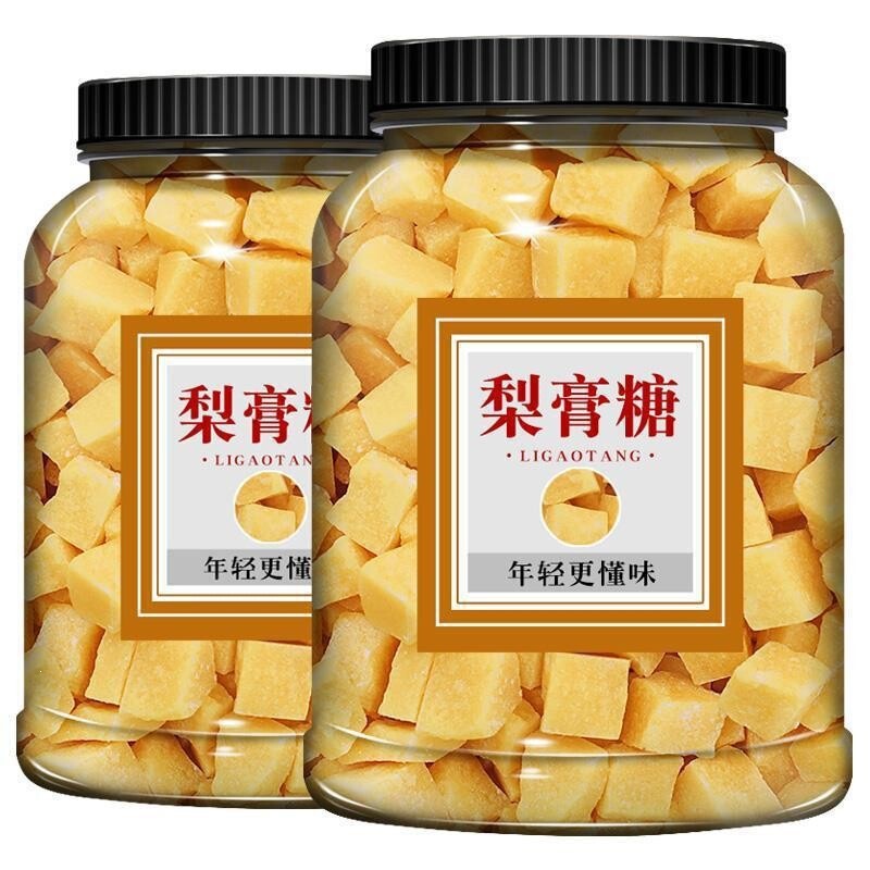 Baicao Pear Syrup, Autumn Pear Syrup, Purely Handmade, with Sichuan Fritillary Root and Loquat, Mint Flavor, Refreshing and Cooling Candy