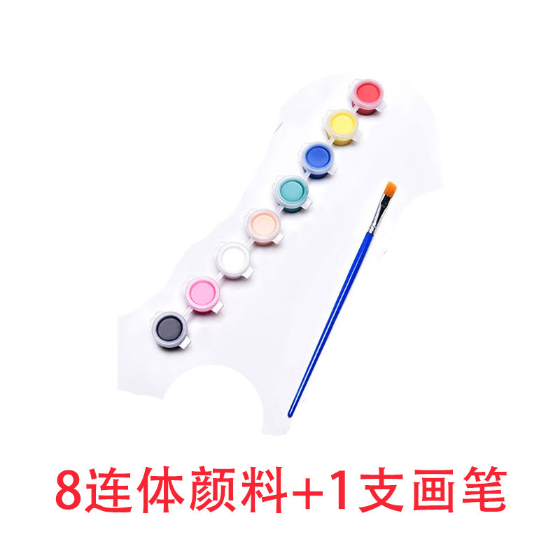 Pintura DE LOS NIÑOS DIY ventilador sanliou nueva figura hecha a mano pintura material de producción paquete Parque puesto pintura Palacio ventilador