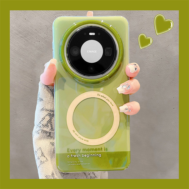 Suitable for Huawei Mate80Promax New Mobile Phone Case, High-End Color Matching Magnetic Mate70/60Pro Simple Couple Pura70/80Pro Anti-Fall Protective Cover 70Ultra Men and Women