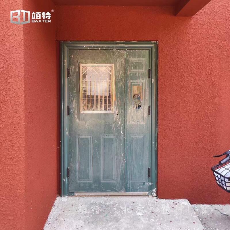 Community Residential Building Entrance Door Steel Building Door Pre-Sale