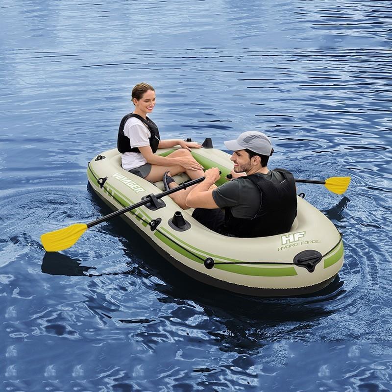Outdoor Large Single-Person Fishing Boat, Inflatable Boat for Sea, Summer Drifting Boat, Rubber Boat, Double-Person Canoe for Fishing