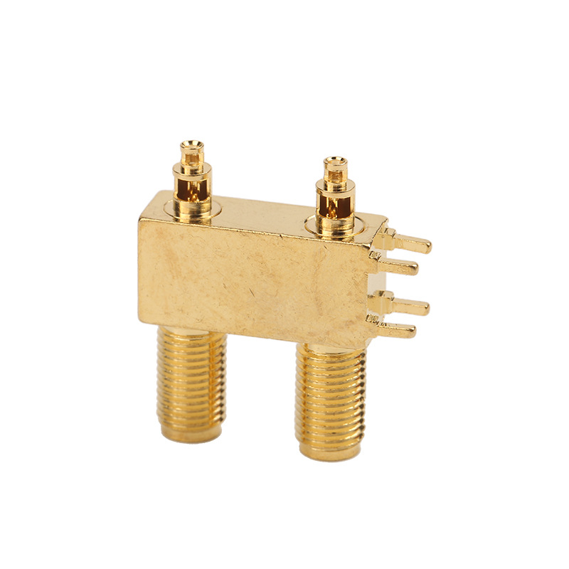 Conector coaxial de RF SMA-KWE0.9 conector de doble tornillo conector