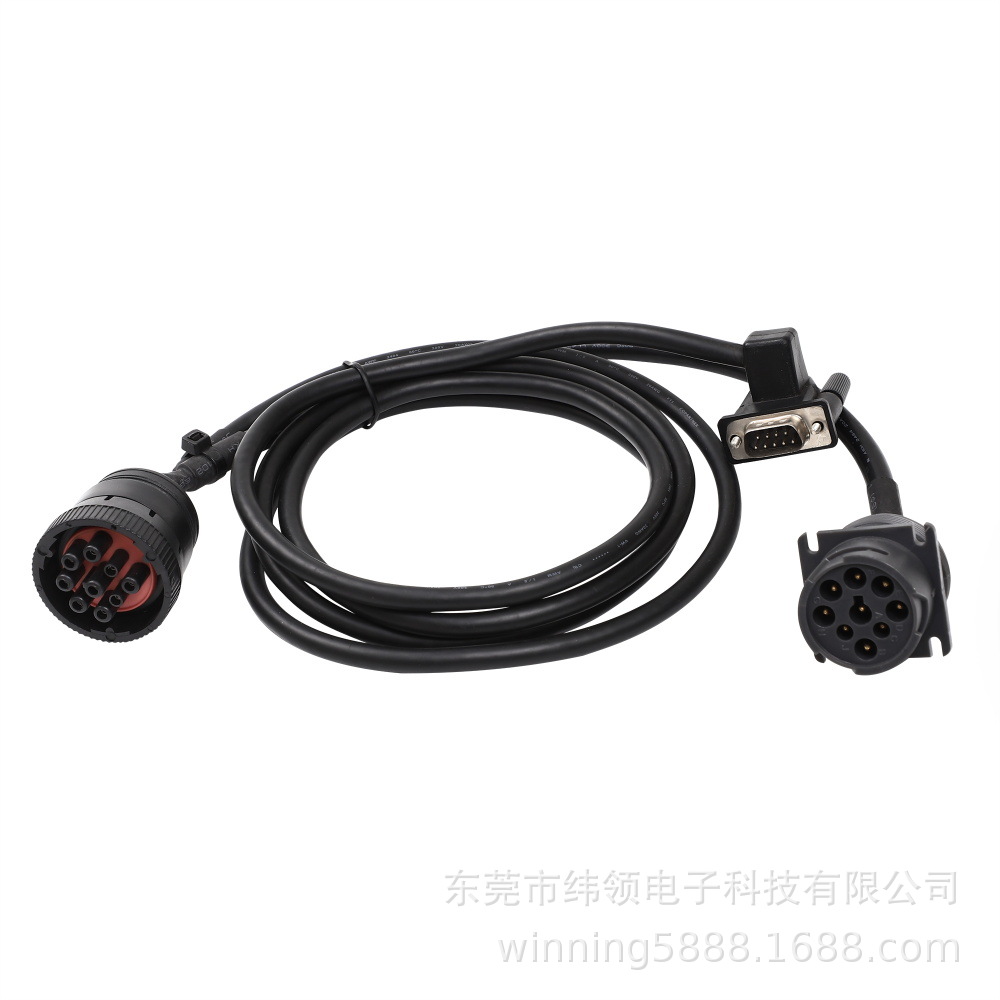 源头工厂9针j1939 deutsch eld电缆