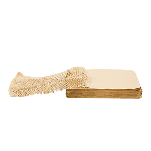 Manufacturer wholesale colorful single-sheet honeycomb kraft paper for e-commerce logistics packaging, shock-absorbing honeycomb paper.