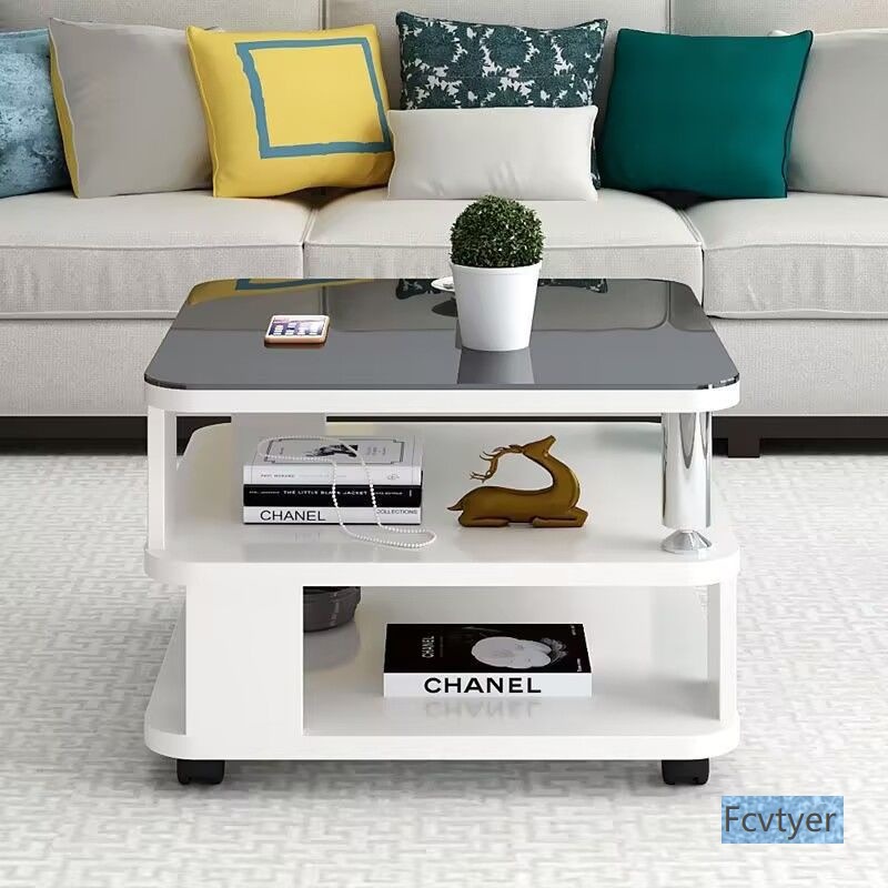 Hao Bang Table Round Table Mini Creative Balcony Small Coffee Table Bedroom Living Room Sofa Side Table Side Cabinet Corner Table Bedside Table