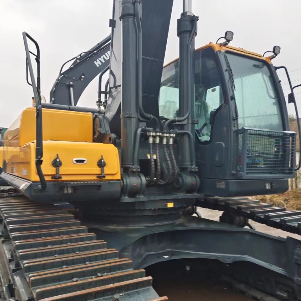 Excavadora Hyundai 375 usada Hyundai 305 Hyundai 365 Excavadora grande exportada a África Asia