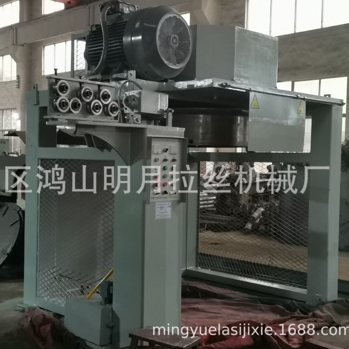 厂家直销DL1000倒立式拉丝机大盘钢筋钢材钛丝铜丝不锈钢拉拔拉丝