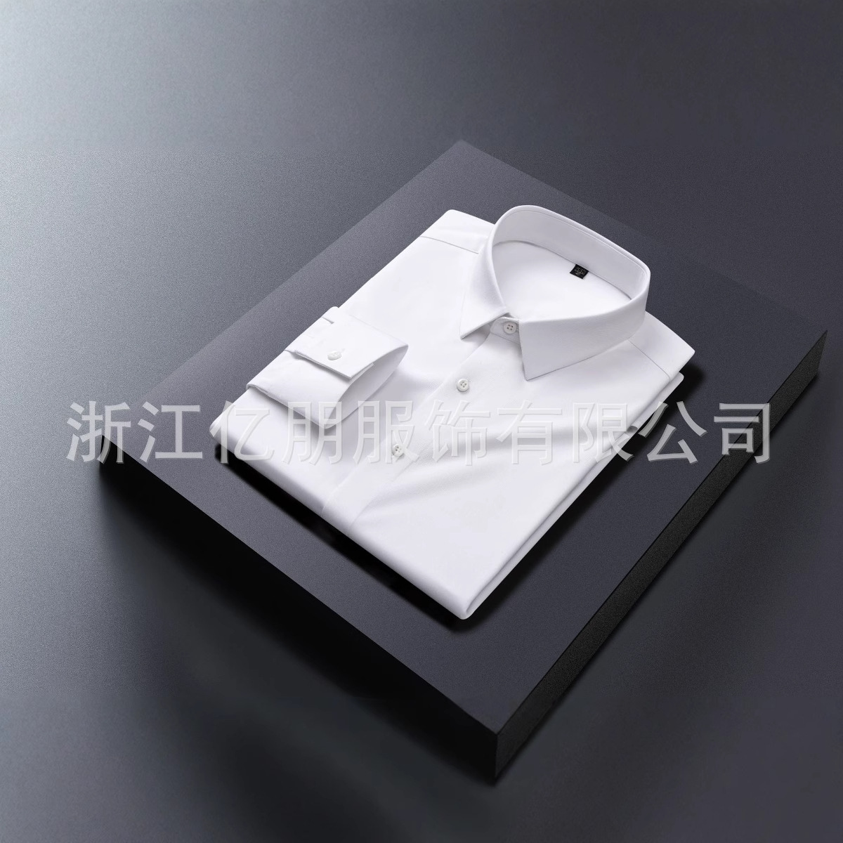 2026年秋季男士长袖竹纤维弹力衬衫休闲纯色商务衬衣透气商务休闲