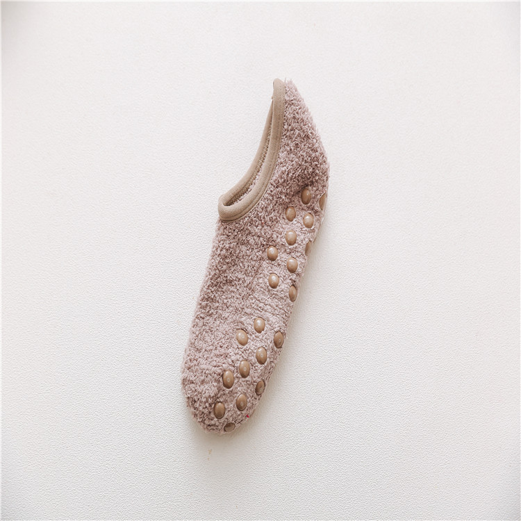 Calcetines Antideslizantes de Piso de Acrílico, Absorbentes de Sudor para Otoño e Invierno