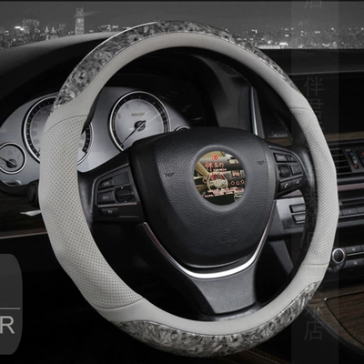 Wood Grain and Carbon Fiber Material, Steering wheel cover
