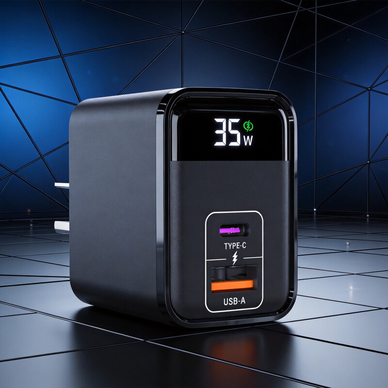 35W Digital Display Gallium Nitride Full-Protocol Multi-Port Mobile Phone Fast Charging Head Pd+Usb Super Fast Charging Mobile Phone Charger 35W Digital Display Gallium Nitride Full-Protocol Multi-Port Mobile Phone Fast Charging Head Pd+Usb Super Fast Charging Mobile Phone Charger