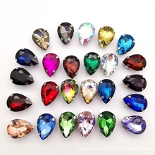 爆款水滴四角爪钻diy饰品配件服装辅料发饰婚纱洞洞鞋材料手缝爪