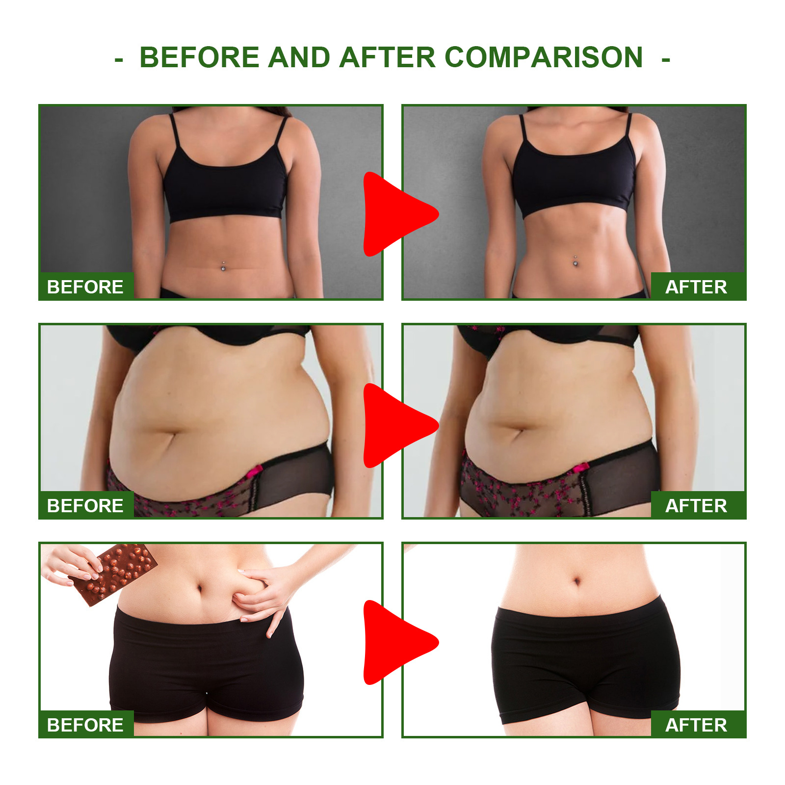 OUHOE cerotto dimagrante a base di erbe per l'ombelico con magnetica bellezza pigra che stringe la coscia e modella il corpo, rendendo omaggio a t_voghion.com