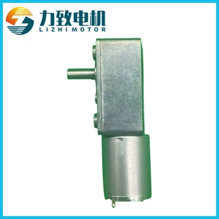 JGY370蜗轮蜗杆减速电机6V12V24V停电带自锁大力矩直流减速电机