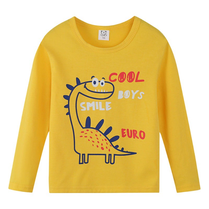 Детское тонкое весенне-осеннее нижнее пальто с длинными рукавами, впитывающая пот Спортивная футболка От 3 до 8 лет оптовая продажа детской одежды-поколение волос