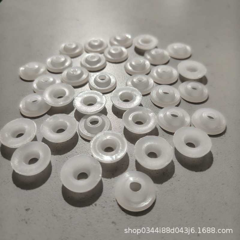 圣诞节白色机打后扣DIY饰品饰品配件垫片后扣垫片圣诞节装饰品