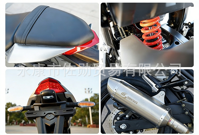 New model Phantom R3 electric injection motorcycle, large displacement sportbike, Horizon road racing, track racing, racing replica, 3C certified