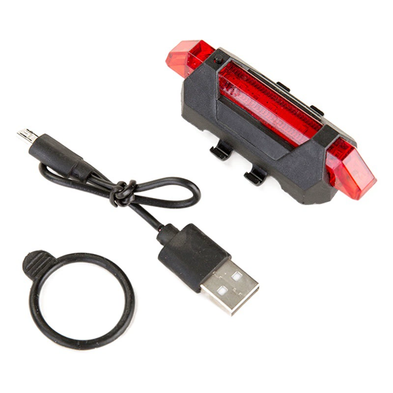 Трансграничный велосипедный задний фонарь высокой яркости для зарядки, детский горный велосипед, предупредительный световой сигнал для езды на открытом воздухе, завод спортивных аксессуаров для ночной езды