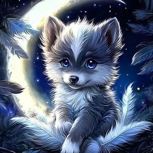 Cross-border new 5D diamond painting fierce animals full drill DIY framed wall art diamond sticker, living room source factory