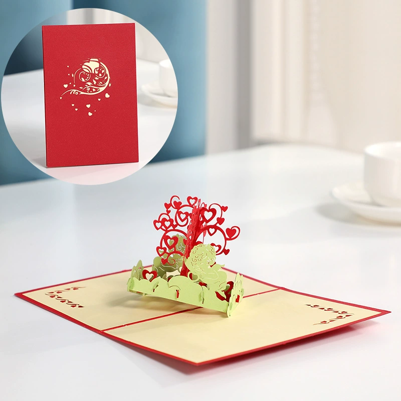 Christmas 3D three -dimensional puzzle Creative ornaments Christmas party Paper carving multiple options