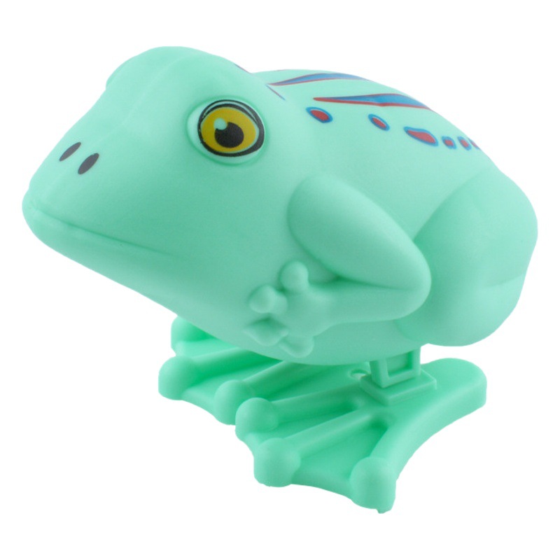 De los niños de dibujos animados saltar primavera Rana cadena juguete pequeño animal 80 s nostálgico puesto suministro juguetes al por mayor