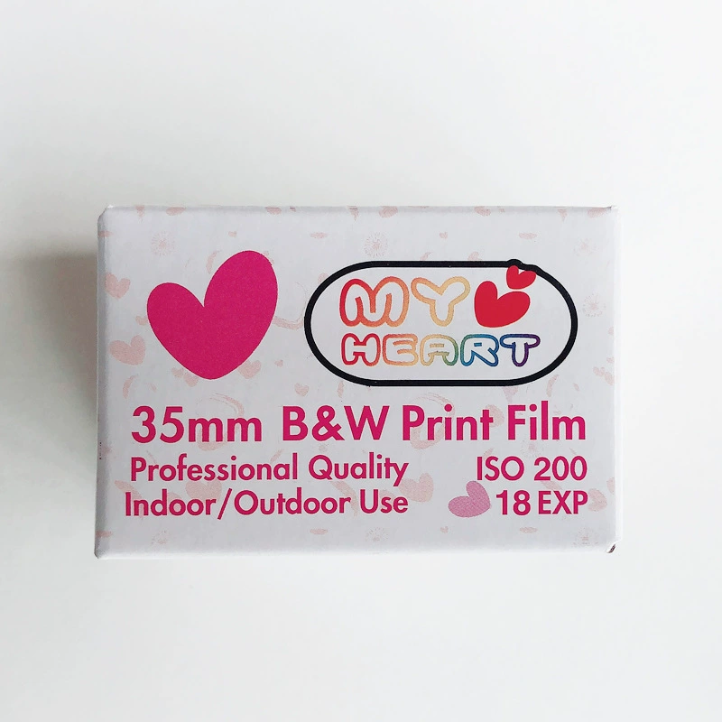 18 листов черно-белой пленки EXP, водонепроницаемая ретро-камера с углом обзора 200 градусов, пленка в форме сердца, 35 мм, милая пленка 135