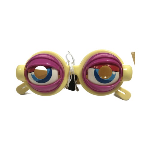 The same type of string-blinking crazy glasses, new and strange spoof selfie video, funny sand sculpture toy cross
