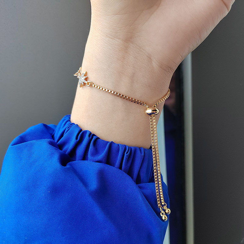 Japanisches und koreanisches Instagram-modisches Perlenarmband, einzigartiges Design, achteckiges Sternarmband, einzigartiger Trend, Armband im kalten Stil_voghion.com